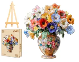 puzzle-drewniane-duze-245-elementow-w-drewnianym-pudelku-kwiatki-w-wazonie