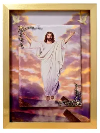 obraz-jezus-zmartwychwstaly-zl-ramka-31-23cm-205b