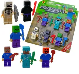 figurki-klocki-minecraft-steve-kosciotrup-zombie-6szt-minifigurki
