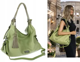 torebka-damska-shopper-worek-modna-lekka-torba-pasek-na-ramie-ch812-zielona