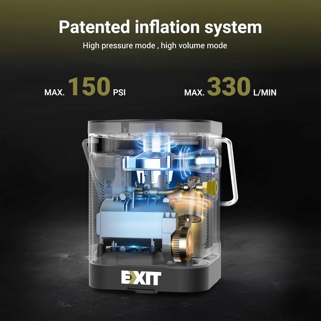 exit-20v-ex010-bezprzewodowa-elektryczna-pompka-powietrza-akumulator-150psi-stan-nowy