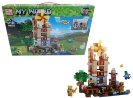 zestaw-klockow-my-world-wieza-z-wiatrakiem-444el-minecraft