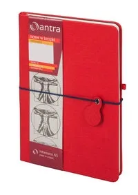 renesans-a5-notes-kropki-czerwony