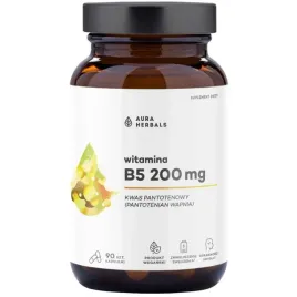 aura-herbals-witamina-b5-200-mg-kwas-pantotenowy-metabolizm-90-kapsulek