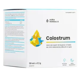 aura-herbals-colostrum-1000-mg-siara-bydleca-30percent-igg-bananowe-30-saszetek