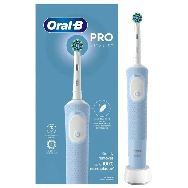 Oral-B Vitality Pro Szczoteczka Elektryczna do Zębów + Niebieska Końcówka