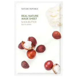 koreanska-maska-w-plachcie-nature-republic-real-nature-maslo-shea-koi-23-ml
