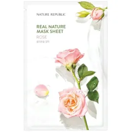koreanska-maska-w-plachcie-nature-republic-real-nature-roza-kojaca-23-ml