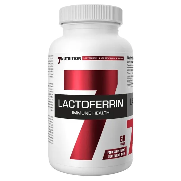 7Nutrition Laktoferyna 100 mg Wspiera Odporność Antyoksydant 60 kapsułek