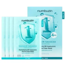 numbuzin-no-1-maska-w-plachcie-pantenol-niacynamid-skora-tradzikowa-5-sztuk