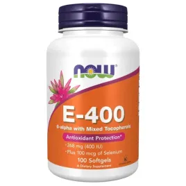 now-foods-witamina-e-400-z-selenem-zdrowa-skora-i-odpornosc-100-kaps