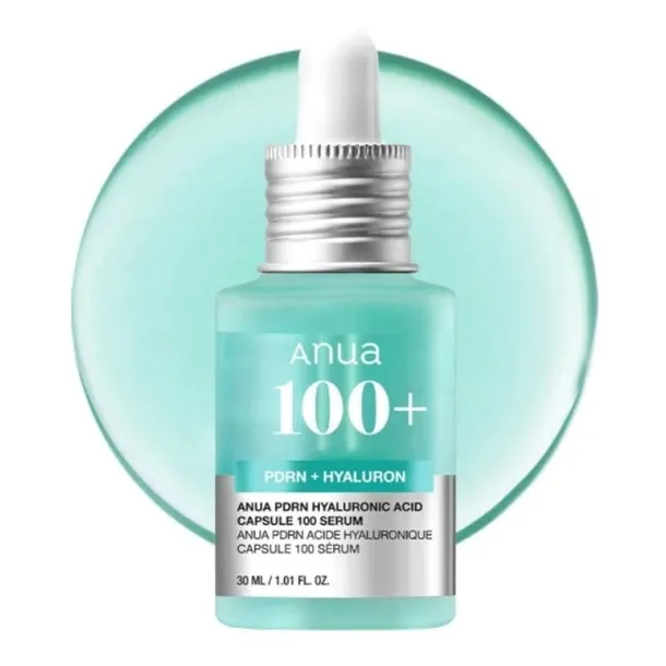 ANUA PDRN HYALURONIC ACID CAPSULE 100 SERUM DO TWARZY NAWILŻAJĄCE 30ml