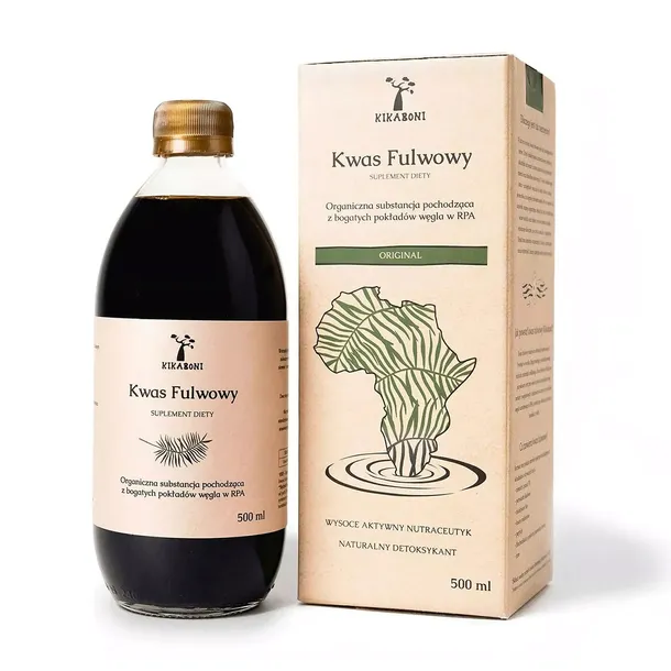 Kwas Fulwowy Kikaboni Oczyszczenie Wsparcie Odporności Czysty Skład 500 ml