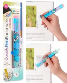 pen-boomkark-zakladka-dlugopis-robak-wklady