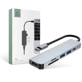 tech-protect-v4-hub-adapter-6in1-grey