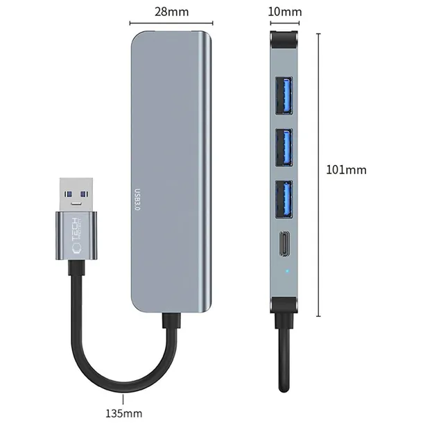 adapter-hub-5w1-tech-protect-v0-hub-szary