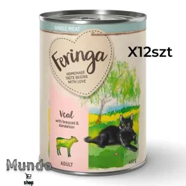 mokra-karma-feringa-adult-single-meat-smak-cielecina-z-brokulem-410g-12szt
