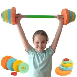 kolorowa-sztanga-dla-dzieci-regulowana-waga-do-3-kg