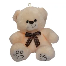 maskota-pluszak-mis-kremowy-z-kokarda-w-grochy-25-cm