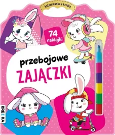 kolorowanka-z-kredka-przebojowe-zajaczki