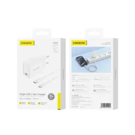 foneng-ladowarka-sieciowa-eu55-gan-pd-20w-1xusb-c-kabel-usb-c-lightning