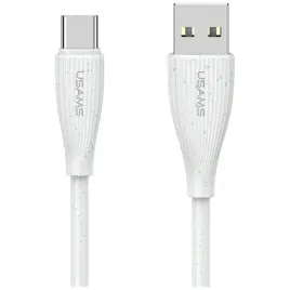 kabel-usams-green-series-sj714-18w-3a-usb-a-do-usb-c-1m-bialy