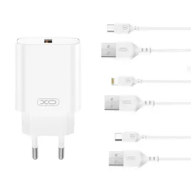 xo-ladowarka-sieciowa-ce33-qc-18w-1x-usb-biala-kabel-lightning