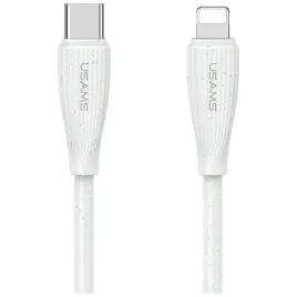 kabel-usams-green-series-sj717-30w-usb-c-do-lightning-1m-bialy
