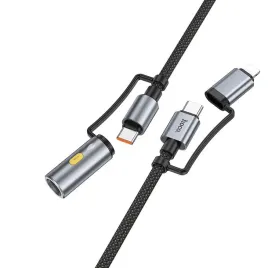 hoco-kabel-all-in-one-typ-c-lightning-do-typ-c-zapalniczka-samochodowa