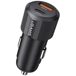 ladowarka-samochodowa-usams-yt-series-cc283-60w-1xusb-a-1xusb-c-czarny