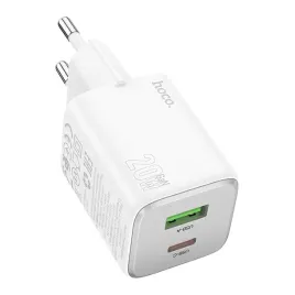 ladowarka-sieciowa-do-telefonu-hoco-usb-a-usb-c-qc3-0-pd-3a-20w-n41-biala