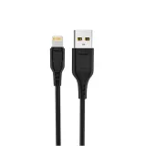 kabel-usb-iphone-denmen-czarny-2-4a-1m-d01l-stan-nowy