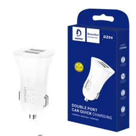 ladowarka-samochodowa-3a-biala-denmen-3100ma-dual-fast-charging-2xusb-dz06