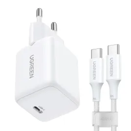 ladowarka-sieciowa-ugreen-x513-30w-gan-1x-usb-c-kabel-usb-c-1m-biala