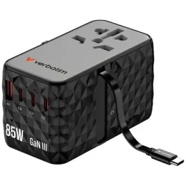 verbatim-adapter-podrozny-eu-uk-us-gan-usb-a-3xusb-c-pd-85w-cnt-02-czarny