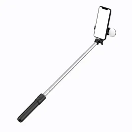 selfie-stick-wr1yxs-teleskopowy-tripod-0-71m-z-okragla-lampa-czarny