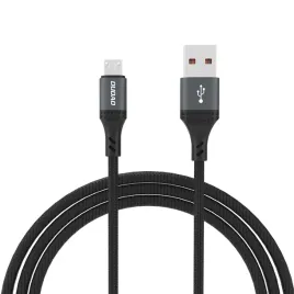 kabel-dudao-l3sm-usb-a-microusb-3a-12m-z-oplotem-czarny