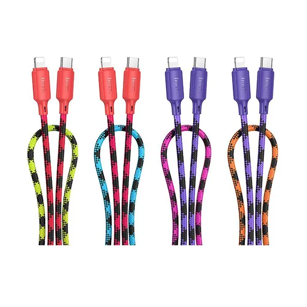 kabel-usb-c-do-lightning-hoco-pd-27w-1-m-x116-gradient-czerwony-stan-nowy