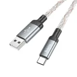 kabel-usb-a-do-usb-c-hoco-3a-1-m-u112-szary-stan-nowy