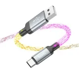 kabel-usb-a-do-usb-c-hoco-3a-1-m-u112-szary-stan-nowy