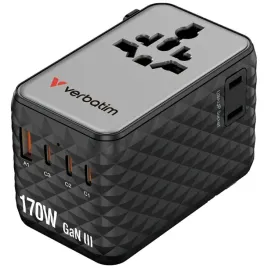 verbatim-adapter-podrozny-eu-uk-us-gan-2xusb-a-3xusb-c-pd-170w-czarny-301