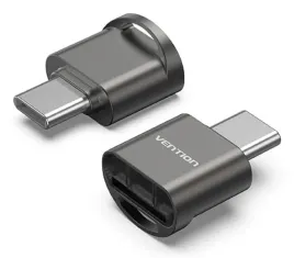 vention-clmh0-czytnik-kart-usb-2-0-type-c-szary