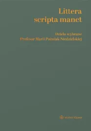 littera-scripta-manet-dziela-wybrane-profesor