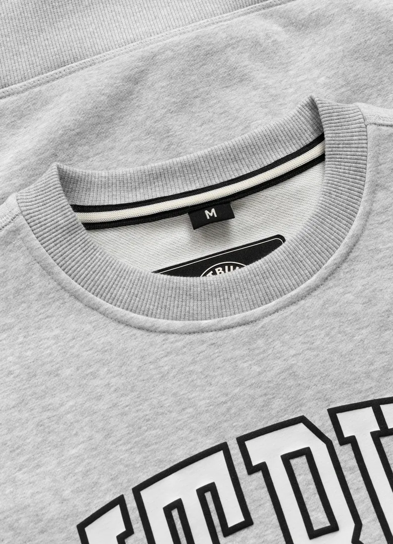 bluza-pitbull-badger-crewneck-grey-melange-l