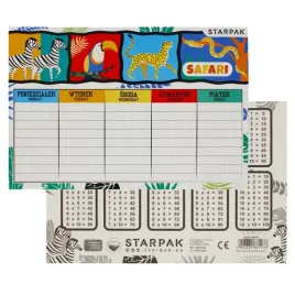 plan-lekcji-z-tabliczka-mnozenia-a5-safari-starpak-494009