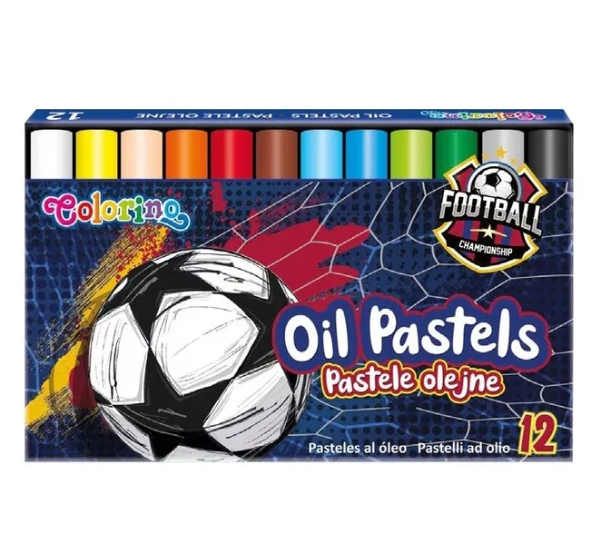 Pastele olejne 12 kolorów Football Colorino