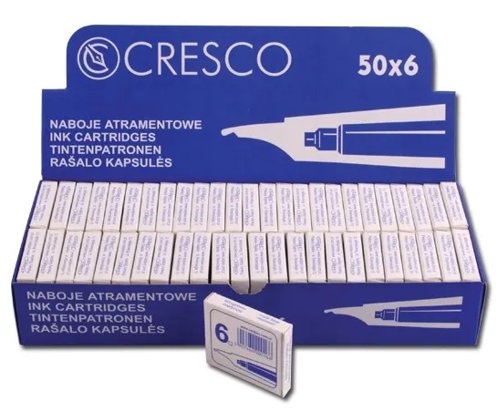 naboje-niebieski-cresco-6-szt-stan-nowy