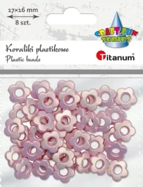 koraliki-plastikowe-kwiatki-jasnorozowe-15-mm-20g-titanum