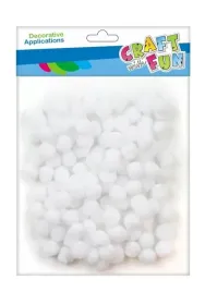 pompony-dekoracyjne-biale-120szt-1cm-craft-with-fun-463921