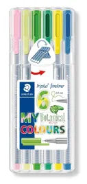 cienkopisy-triplus-fineliner-6-kolorow-my-botanical-colours-staedtler-etui